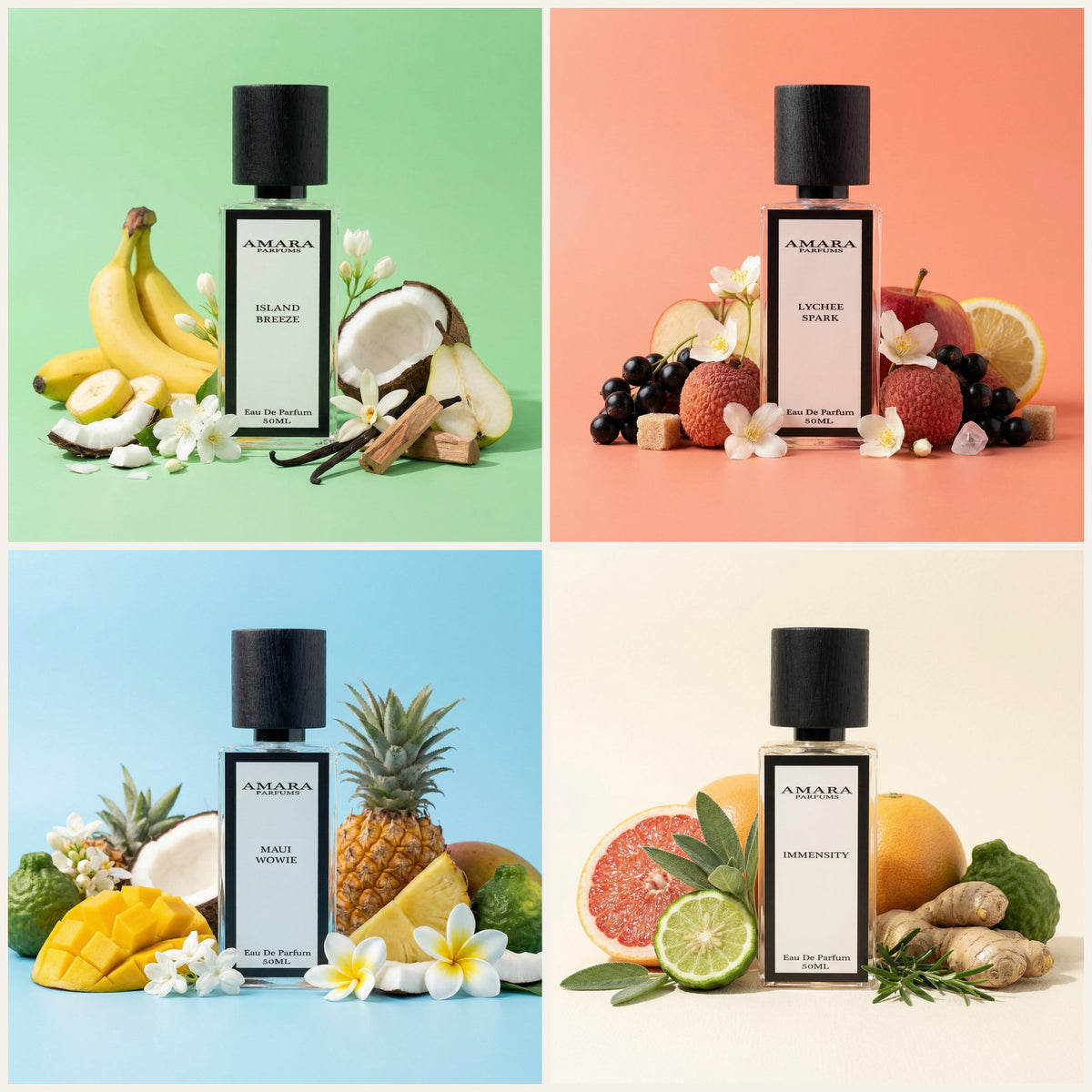 Summer Bundle: Island Breeze, Lychee Spark, Maui Wowie, Immensity