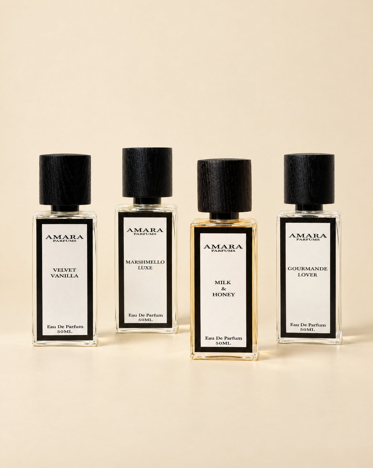 Vanilla Lovers Bundle: Velvet Vanilla, Marshmello Luxe, Milk & Honey, Gourmande Lover