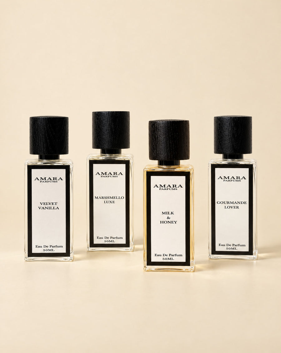 Vanilla Lovers Bundle: Velvet Vanilla, Marshmello Luxe, Milk & Honey, Gourmande Lover